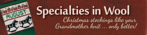 Specialties in Wool Knit Christmas Stockings