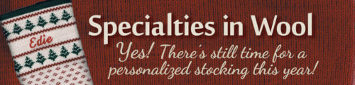 Specialties in Wool knit Christmas Stockings