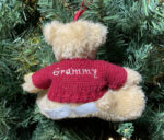 bear ornament back red sweater